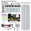 Electronic Component MB102 Breadboard Kit PSU Set FREE 2.1mm To PP3 Lead New