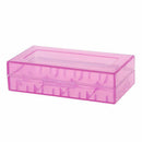 Battery Storage Case Holder/Organizer for 18650 or CR123A Battery Purple