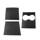 3Pcs/Set Carbon Fiber Style Center Console Water Cup Holder Decoration Cove U5C7