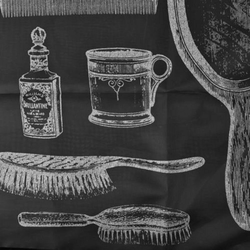 Black Hairdressing Gown Cape Hair-Cut Salon Barber Nylon Cloth Wrap Protect