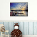 5D DIY Full Drill Diamond Painting Warm Sun View Cross Stitch Embroidery