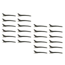 24 Pack Women Hairdressing Salon Sectioning Clamp Hair Clips Hairpins Grip Black
