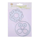 4pcs DIY Doughnut Cutting Dies Stencil Scrapbooking Embossing Paper Craft