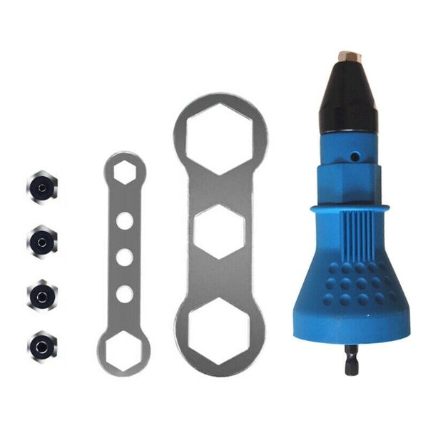 Electric Rivet Nut Machine Riveting Tool Cordless Riveting Drill Adaptor In E6I3