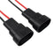 2x HB3 9006 HB4 Bulb Socket Male Adapter Connector for Headlight Fog Lamp  #s
