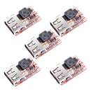 5pcs DC-DC Step Down Module Buck Converter 6-24V To 5V 3A Power Supply 97.5