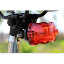 5 LED Bicycle Rear Tail Light MTB Bike Cycle Warning Lamp 7 Modes Super Bright