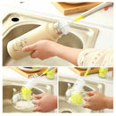 Home Kitchen Long Handle Dish Brush Bottle Cup Glass Cleaner Brush for Washing