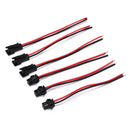 10Pairs 10cm Long JST 2Pins Plug Male/Female Wire Connector Quick Connector FT