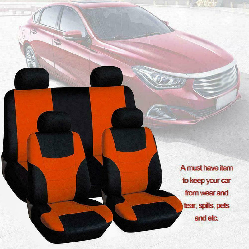 Car Seat Covers Protectors Universal Washable Dog Pet Full 9PC Front Rear C7S4