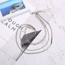 Metal Gothic Pants Chain Hip Hop Punk 3 Layers Jean Key Wallet Chain Star Wo BX
