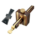 Wood Marking Gauge Wood Scribe Mortise Gauge With Brass Screw and 1pc Dovetail