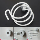 Chrome Wall Mounted Hair Dryer & Straighteners Holder Storage with Cabl VDP