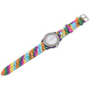 Women Silicone Crystal Bling Analog Digital Quartz Wrist Watch Color:Pink