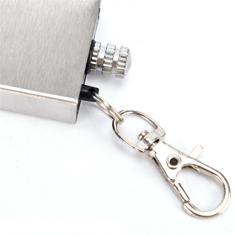 Fire Starter Capsule Flint Keychain Key ring Lighter Match NO Fuel Camp Tool MO