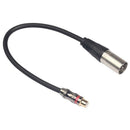 3 Pin Xlr Plug Male to Rca Female Audio Composite Extension Adapter Cable f I4Z4