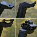 Bicycle Seat Post Clamp Bike Cycling Tube Clip Single Rod Head Parts Red
