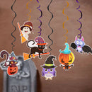 6PCs Ceiling Hanging Swirl Halloween Party Decor Room Bar Festival Ornamen3C