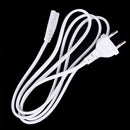 White 1.5m EU European 2-Prong Port AC Power Cord Cable For Router LCD TV M&O