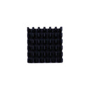 Aluminium Heat Diffuse Cooling Fin Heatsink 25mm x 25mm x 15mm 10 Pcs Black G3T5