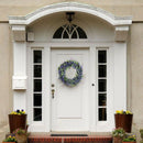 Artificial Wreath, Door Wreath 17 Inch Lavender Spring Wreath Round Wreath