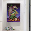 5D DIY Full Drill Square Diamond Painting Dinosaur Cross Stitch Embroidery