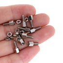 10Sets 5+7mm Header Plate Bracket Stud Bolt & Nut Nuts Screw D-Sub VGA serialB&X