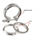 3'' Inch SS304 V-Band Clamp Stainless Steel M/F 3 v band Turbo Exhaust Down