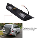 Black License Plate Light Tail Gate Door Registration License Plate Light f