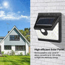 40 LED Waterproof Solar Power PIR Motion Sensor Wall B5O6 Lights Outdoor Ga W3B3