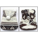 Small Puppy Dog Snow Jumpsuit Snowlake Jacket Hooded Hoodie Warm Clothes M