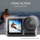 16pcs/set Battery Case+Tempered Glass Film+Lens Cover+Base for OSMO ACTION