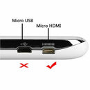 30cm Micro-HDMI Right Angle Male to HDMI Male (90 Degrees) - Supports 4k (T V5L1
