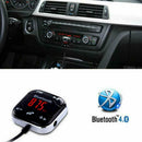 1 Handsfree Wireless Bluetooth LCD USB MP3 AUX SD FM-Transmitter Magnet Cars Kit