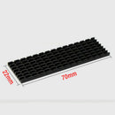 For NVME M.2 NGFF PCI-E SSD Pure Aluminum Cooling Cooler Heatsink Therm ghj qwe