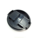 Plastic Snap Digital Camera Clip-on 40.5mm Center Pinch Lens Cap Cover-Black