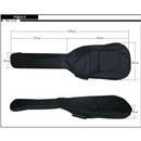 Double Straps Padded Electric Bass Guitar Gig Bag Soft Case Backpack New 2016