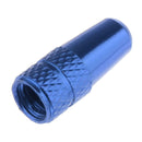 Tyre Tire Valve Air Caps Cover Screw Car Bike Bicycle Motorbike Blue