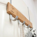 Over Door Hooks Multifunction Hanging Rack Wooden Coat Hanger Door Hook Rac W1M9