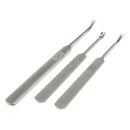 4Pcs Beveler U+V Leather Stitching Tool Edge Skiving Groover Leathercraft