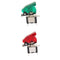2 Pieces 12V 20A Car SPST Toggle Rocker Switch Control With Green & Red LED