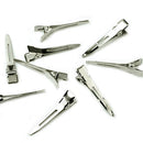 50Pcs Ladies Flat Single Prong Alligator Hair Clips Barrettes for DIY Intriguing