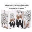 Black Feather Dream Catcher Feather Bead Wall Hanging Decor Home Decoration