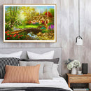 5D Full Drill Square Diamond Painting Cross Stitch Mosaic (F002 Bridge)