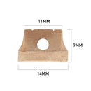 10PCS Hollow Chinese Erhu Strings Wooden Bridge Musical Instrument Parts