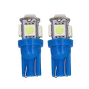 1 Pair T10 W5W 5SMD LED Bulb 5050 Car Auto Width Indicator Light (Ice Blue)