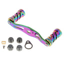 Full Metal Fishing Reel Handle Knob Left / Right Hand Interchangeable DIY For