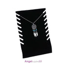 Necklace  Pendant Chain Display Holder Stand Velvet Easel Organizer Rack
