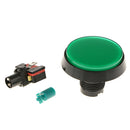 2 Pack LED Illuminated Push Button for Arcade Game Machine Green