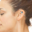 Stainless Steel Earrings Piercing Long Ear Stud Ornament Women Jewelry Gift